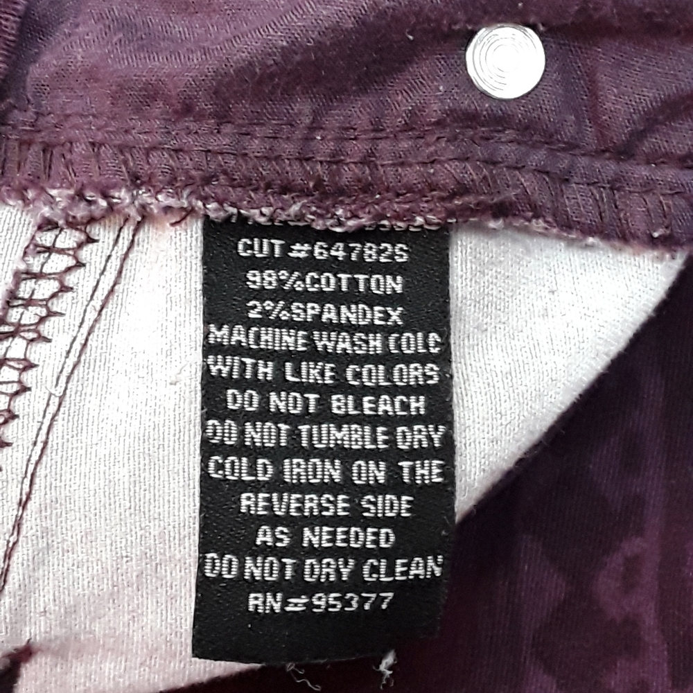 Sanctuary purple denim Aztec design size 29 - Picture 5 of 6